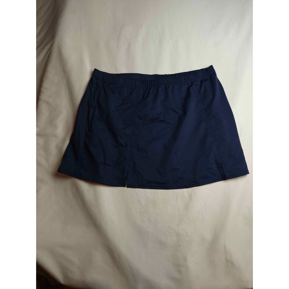 Bollé Sport Skort Womens Large Navy Blue Knit Athletic Tennis Golf Skirt Active